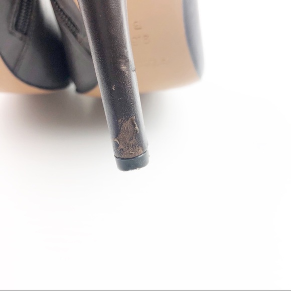 Coach Brown Leather Seneca Wax Heel Booties 9.5B - Picture 6 of 8